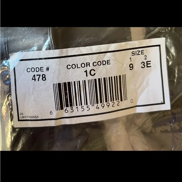 DR. SCHOLL’S Black NEW Double Air-Pillo Insoles Leather EZ Strap Slip On Sz 9 - Picture 3 of 5